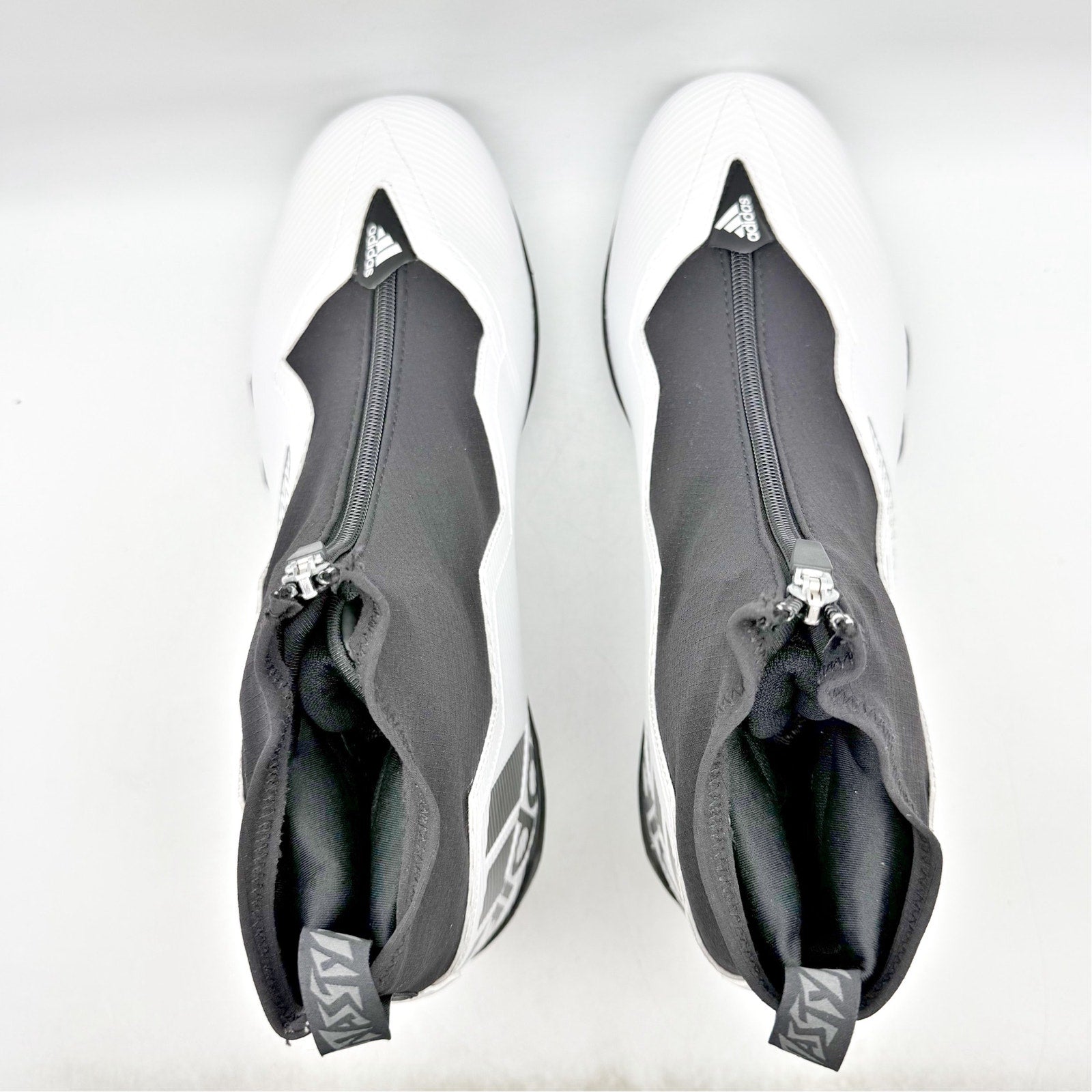 Adidas Mens Nasty Ultra 2.0 Football Cleats US 12 White Black Athletic NWOB