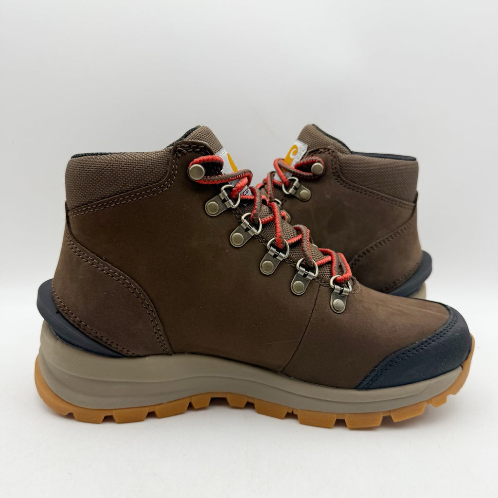 Carhartt Womens Gilmore Work Hiking Boots US 6 Brown Leather Waterproof SR NWOB