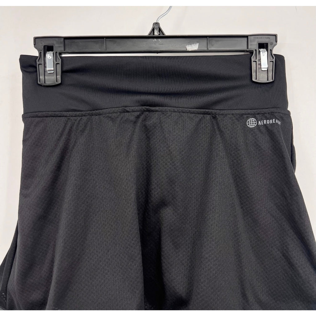 ADIDAS Women's Club Tennis Skirt XS Black Inner Short Skort NWT