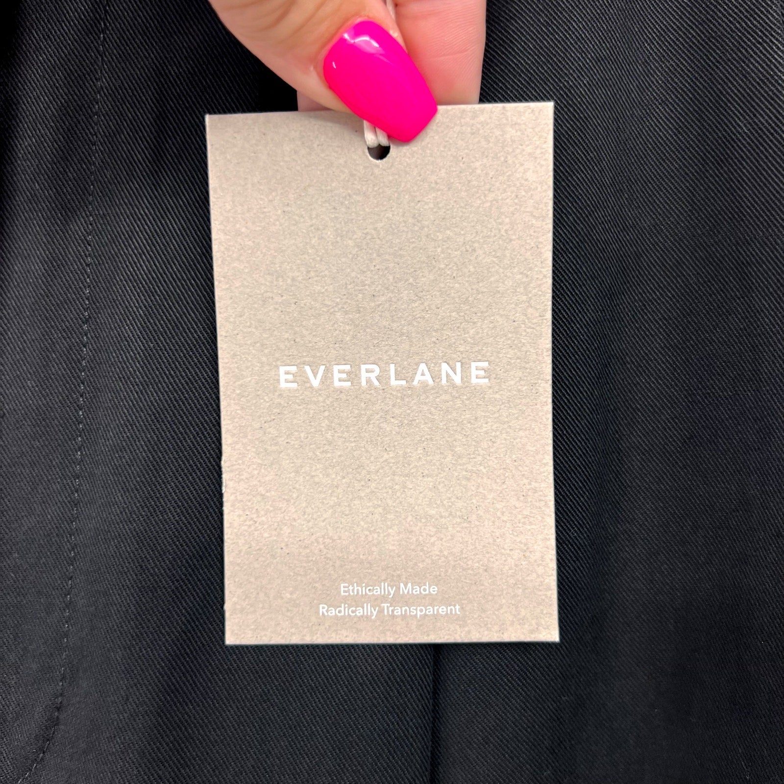 Everlane Womens The Way-High Drape Pant Size 12 30" Inseam Pleated Black NWT