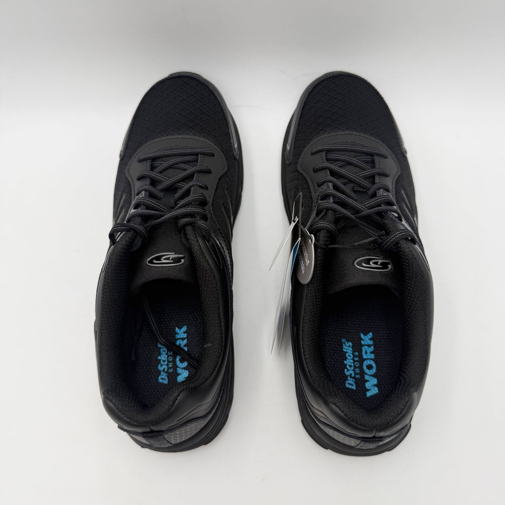 Dr. Scholls Womens Blaze Work Sneakers Size 10 M Black Leather SR NIB