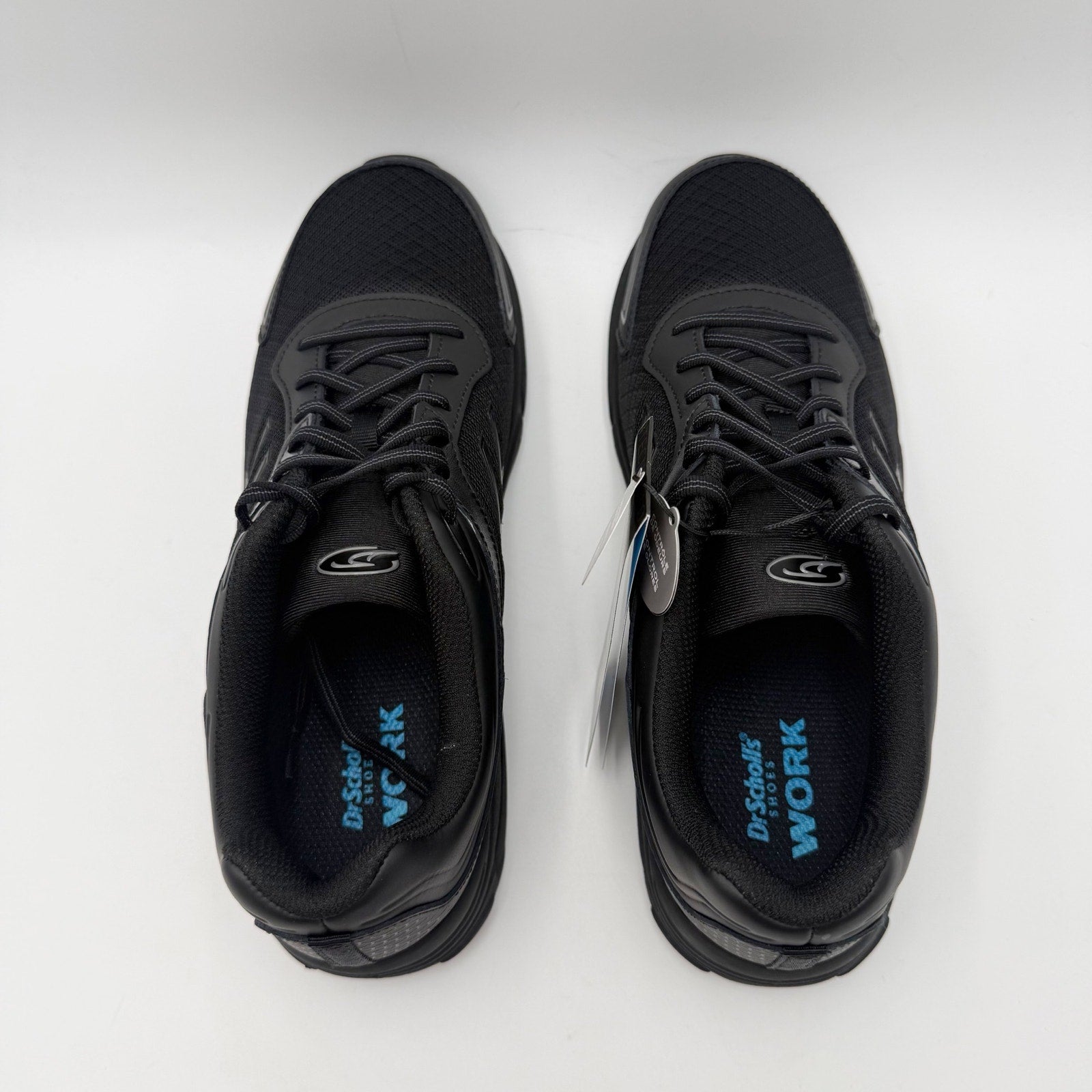 Dr. Scholls Womens Blaze Work Sneakers Size 10 M Black Leather SR NIB