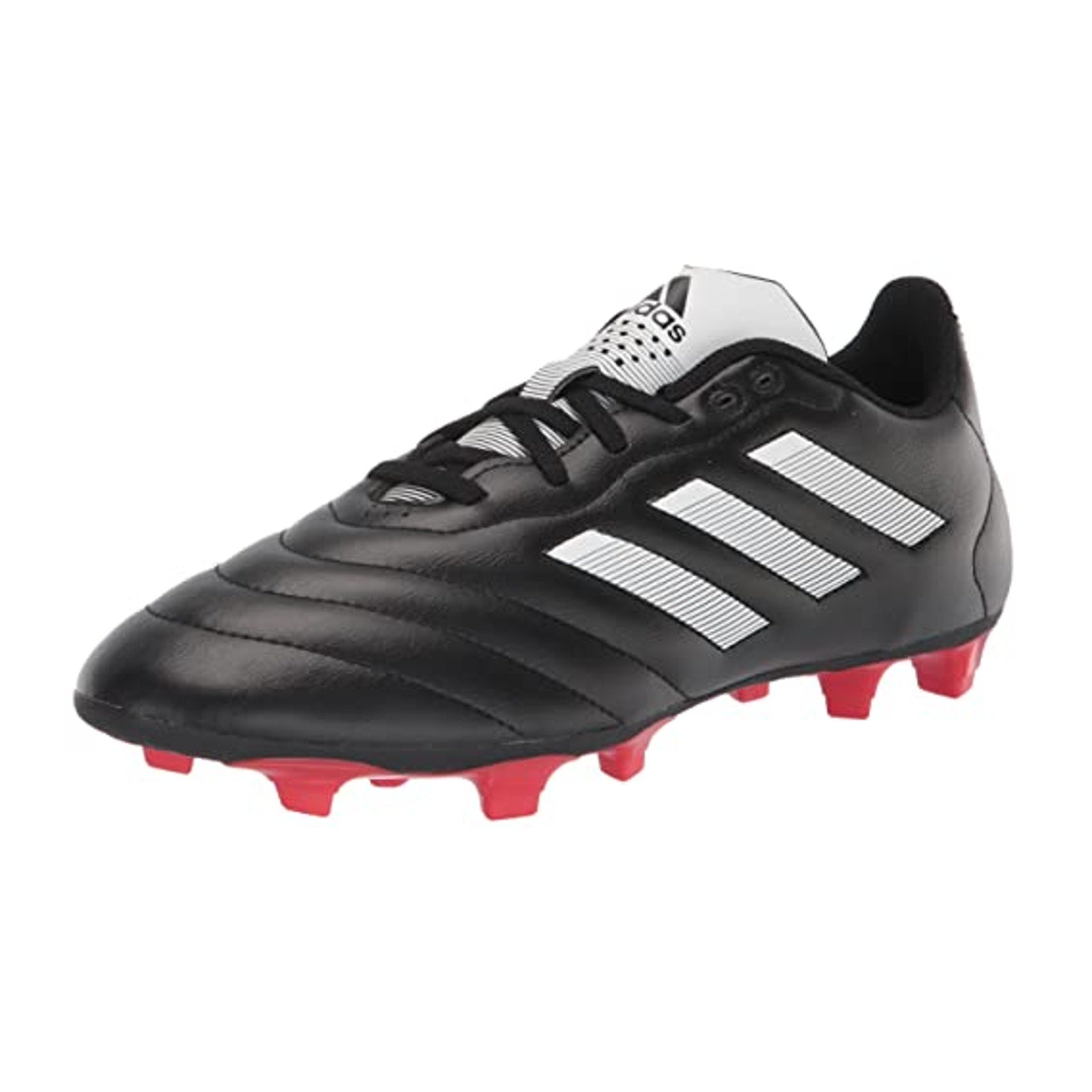 Adidas Mens Goletto VIII Soccer Cleat US 12 Fr 46 2/3 Black Red Firm Ground NWOB