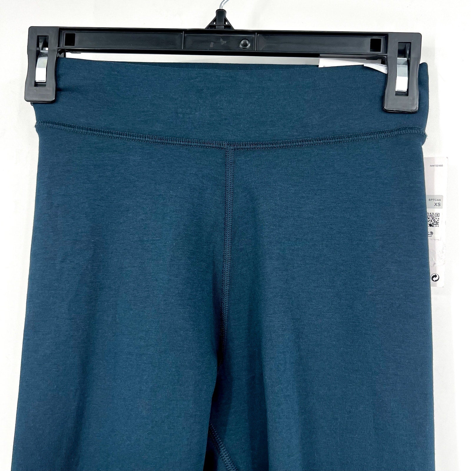 Nike Womens Logo Full Length Leggings XS Navy Blue Athletic High-Waisted NWT