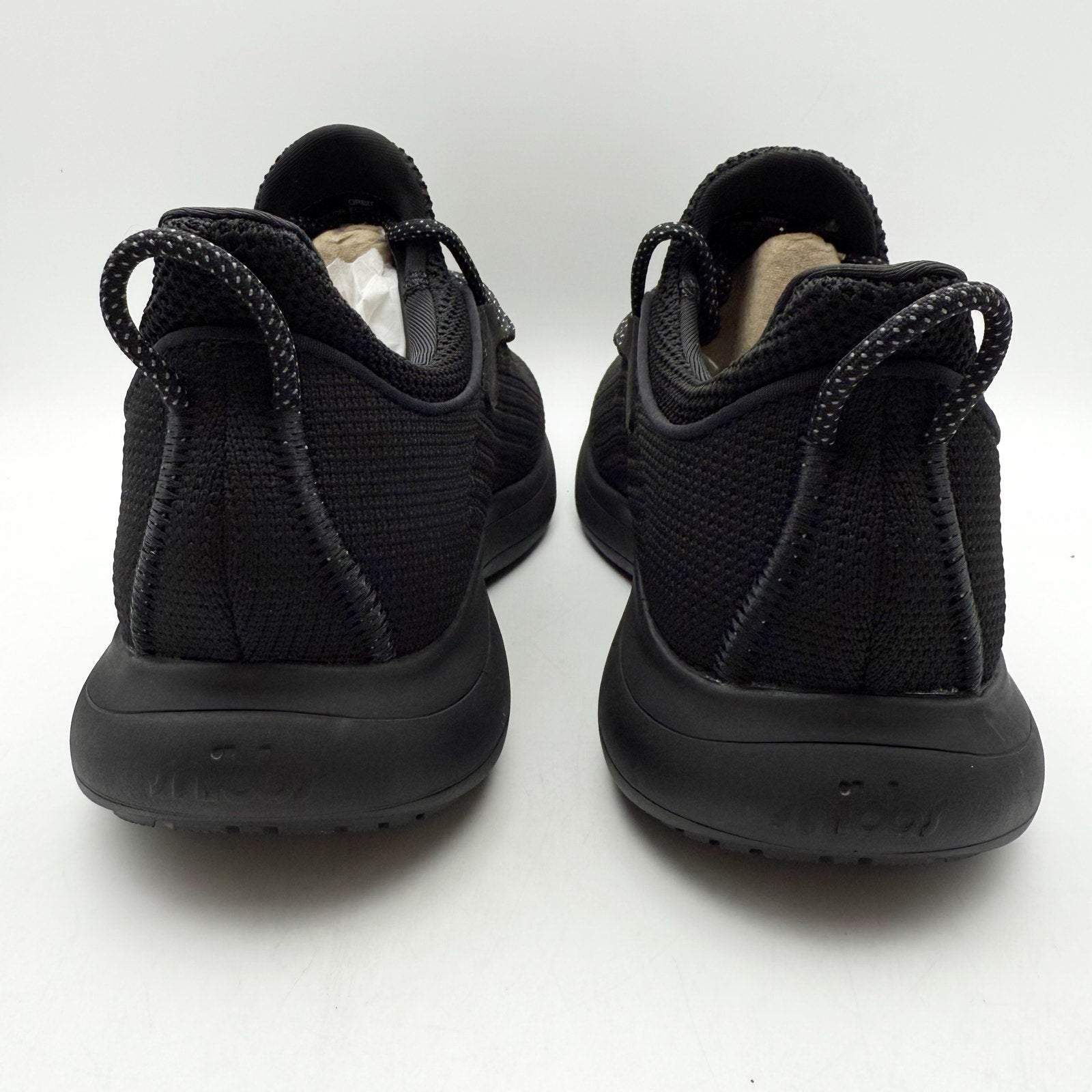 Snibbs Mens Orbit Work Sneakers US 14 EU 49 Black Soft Toe Shoes SR Slip On NIB