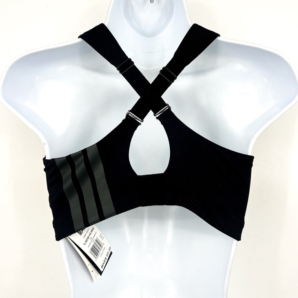 ADIDAS Women's TLRD Impact Training High-Support Bra M A-B Black NWT