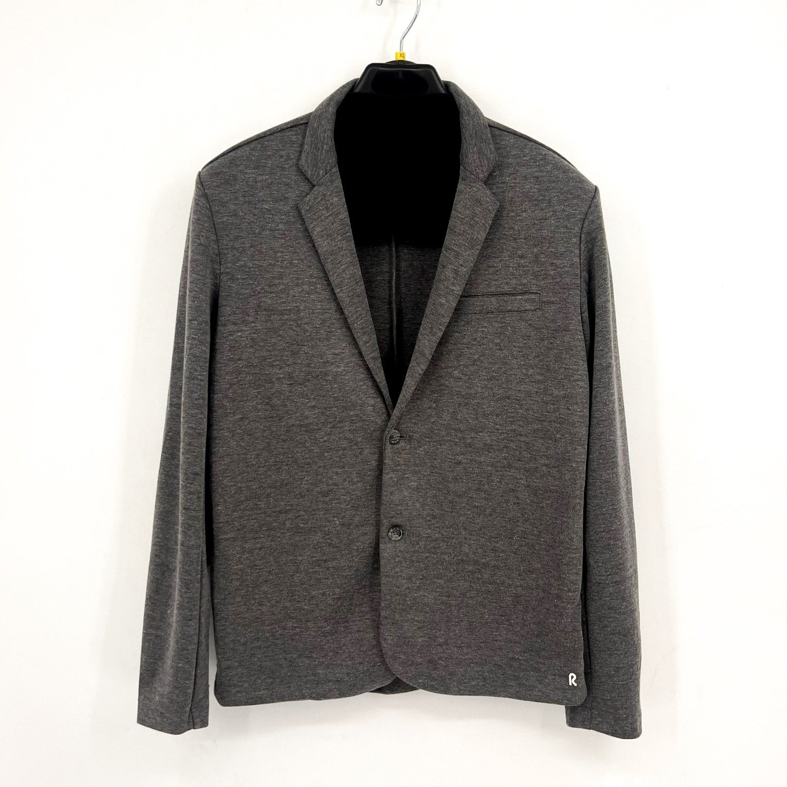 RIGHT OF WAY Men's Brody Knit Blazer Jacket Medium Heather Grey NWOT