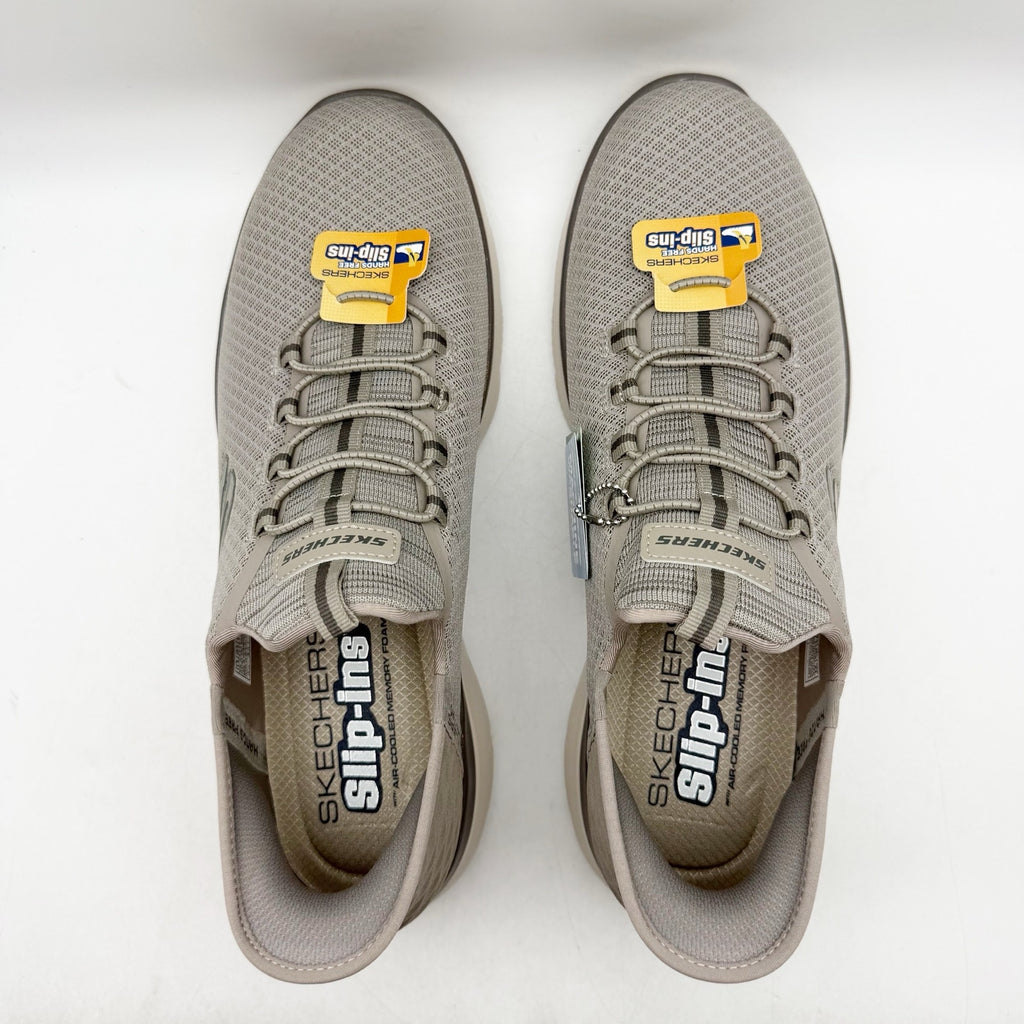 Skechers Mens Summits Slip-Ins Sneakers US 13 EU 47.5 Taupe Grey NWT