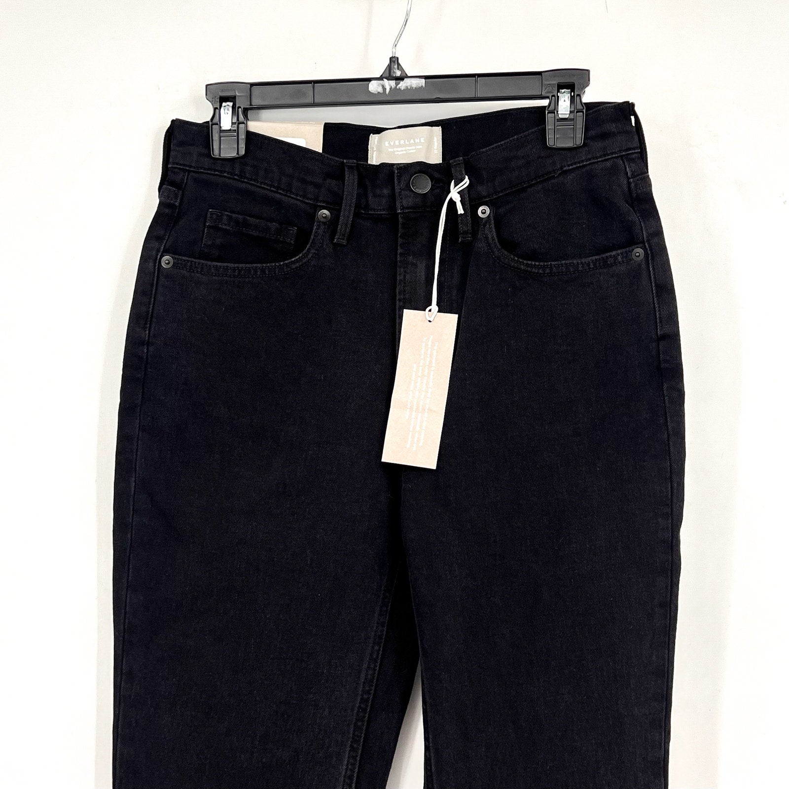 EVERLANE Women's The Original Cheeky Jeans Size 27 US 4 Coal Black NWT