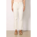 KUT FROM THE KLOTH Kelsey Ankle Flare Jeans Size US 16 Ecru Cream Denim NWT