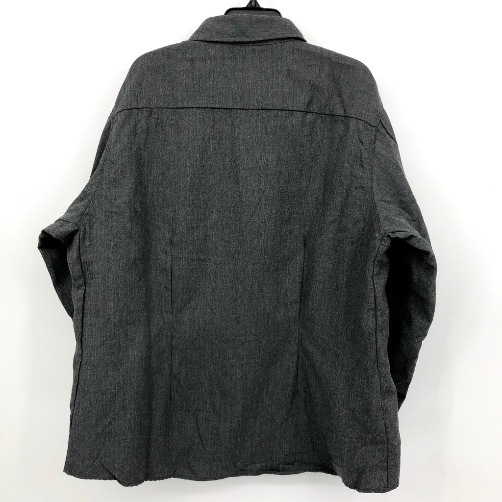 BULWARK Women's iQ Series Comfort Woven FR Shirt XL Dark Grey Long Sleeve NWT
