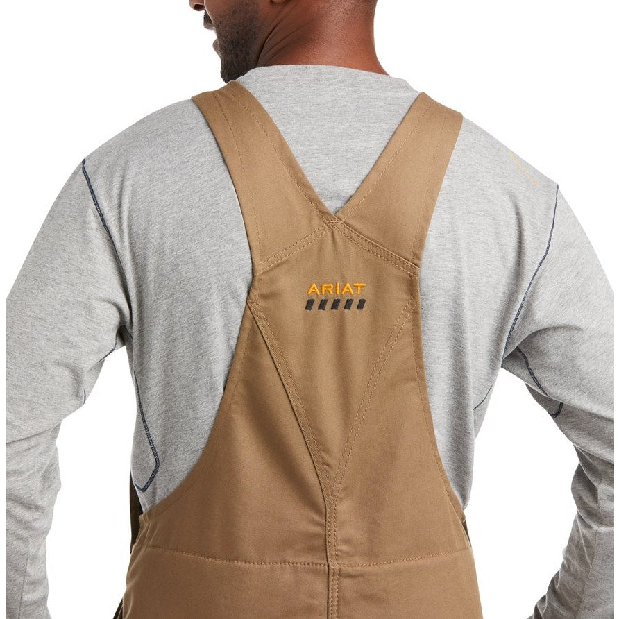 ARIAT Men's Rebar Duracanvas Insulated Bib Overalls XXL Tan Khaki NWT