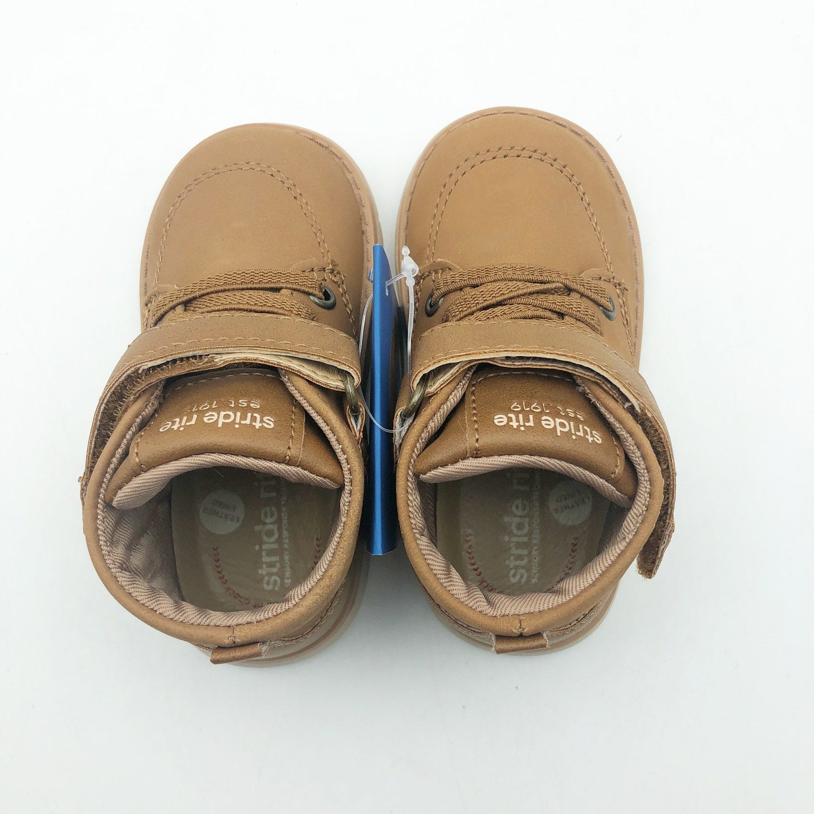 Stride Rite SRT Quinn Hazel Boy Boots Size 5 Brown Kids Shoes NIB