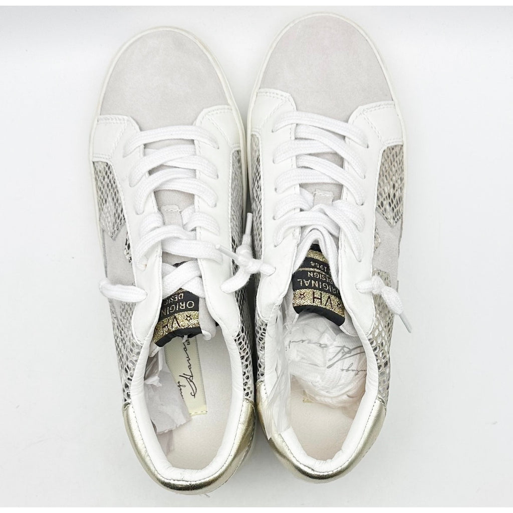 Vintage Havana Womens Kate Fashion Sneakers Size 8.5 Gold Snake Multi NWOB