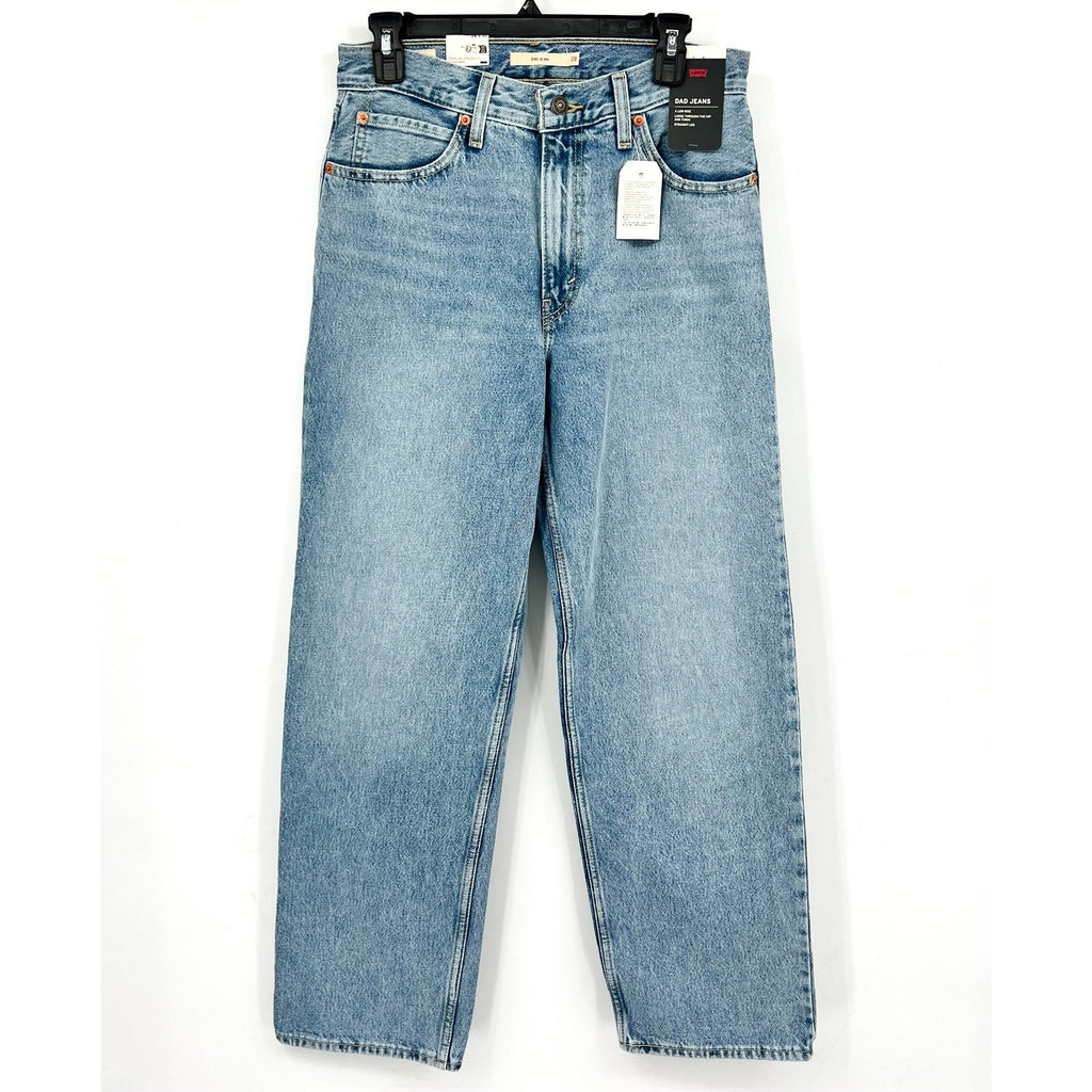 LEVI'S Womens Dad Straight Jeans 28x30 Size 6 Far And Wide Light 79770-0019 NWT