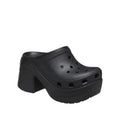 Crocs Womens Siren Crush Clogs Size 12 Black Platform Heels NWT