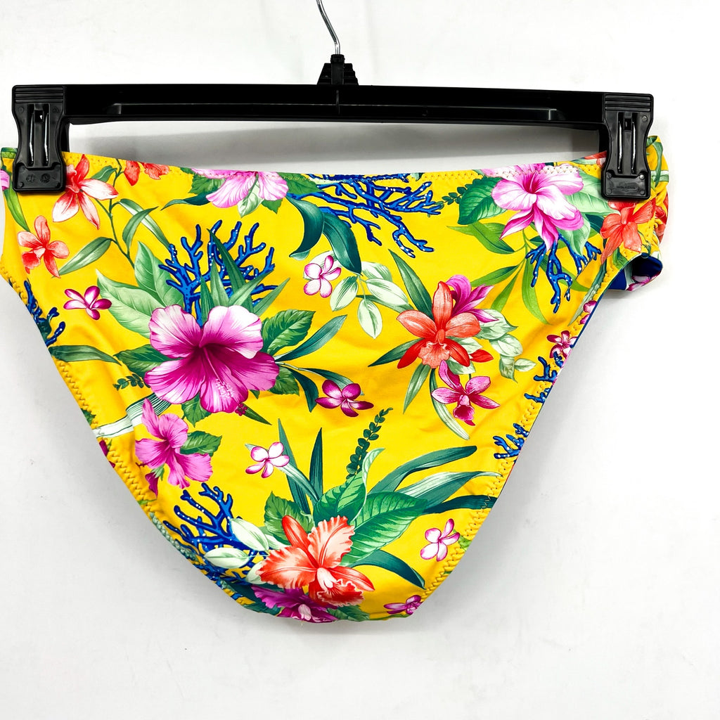 TOMMY BAHAMA Isola Vita Reversible Hipster Bikini Bottom XL Blue Yellow NWT