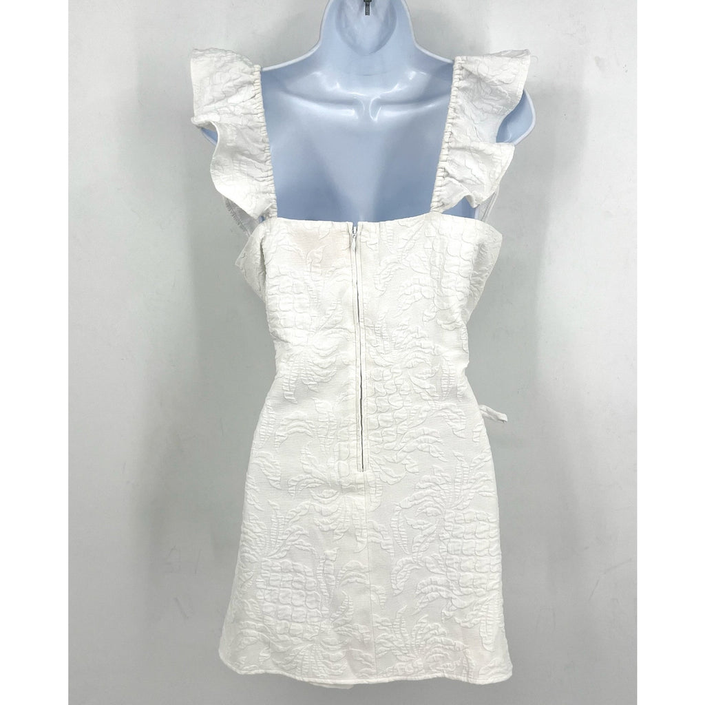 LILLY PULITZER Womens Zoya Romper Size 10 White Pineapple Pucker Jacquard NWOT