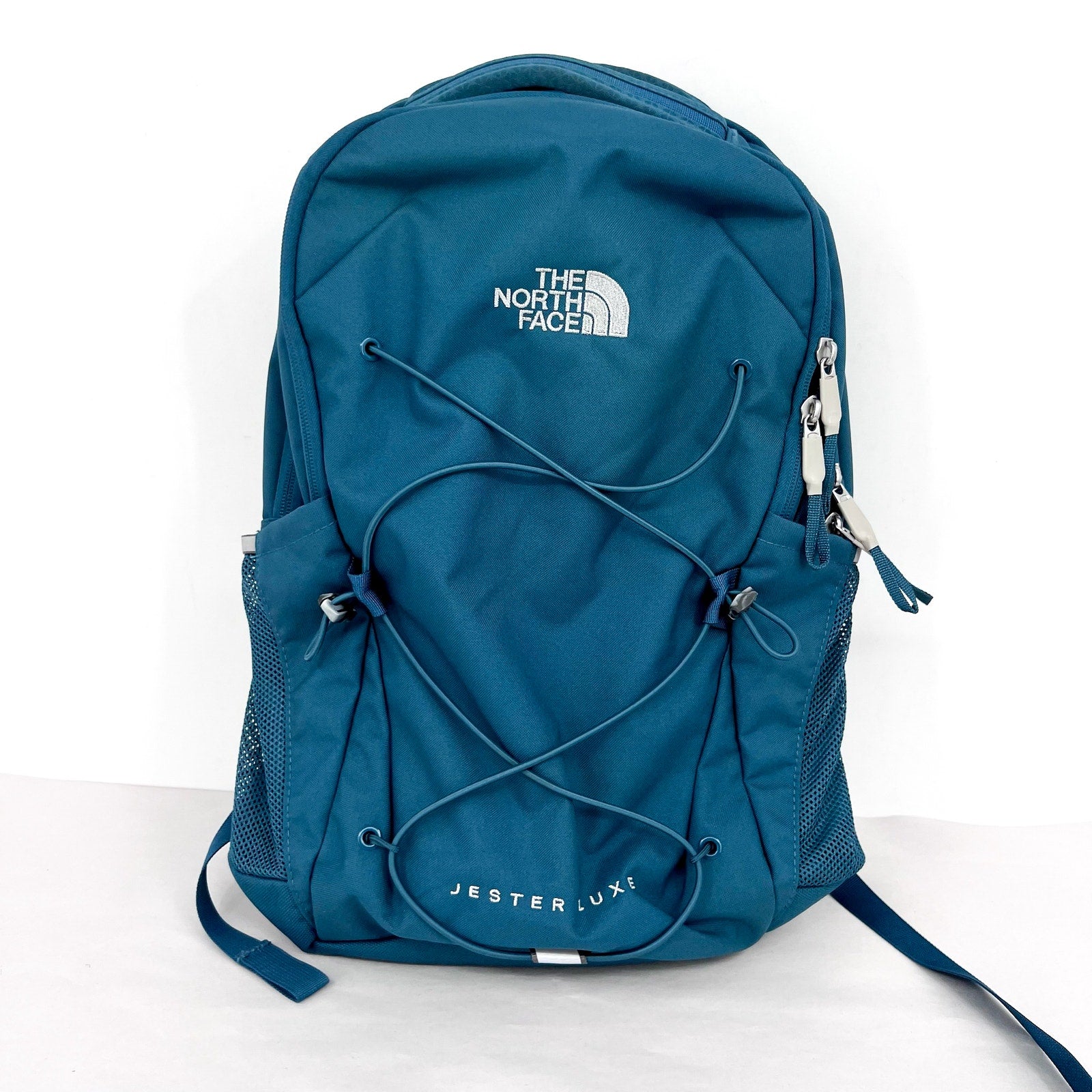 THE NORTH FACE Jester Luxe EveryDay Backpack Blue Space/Silver Metallic NWOT