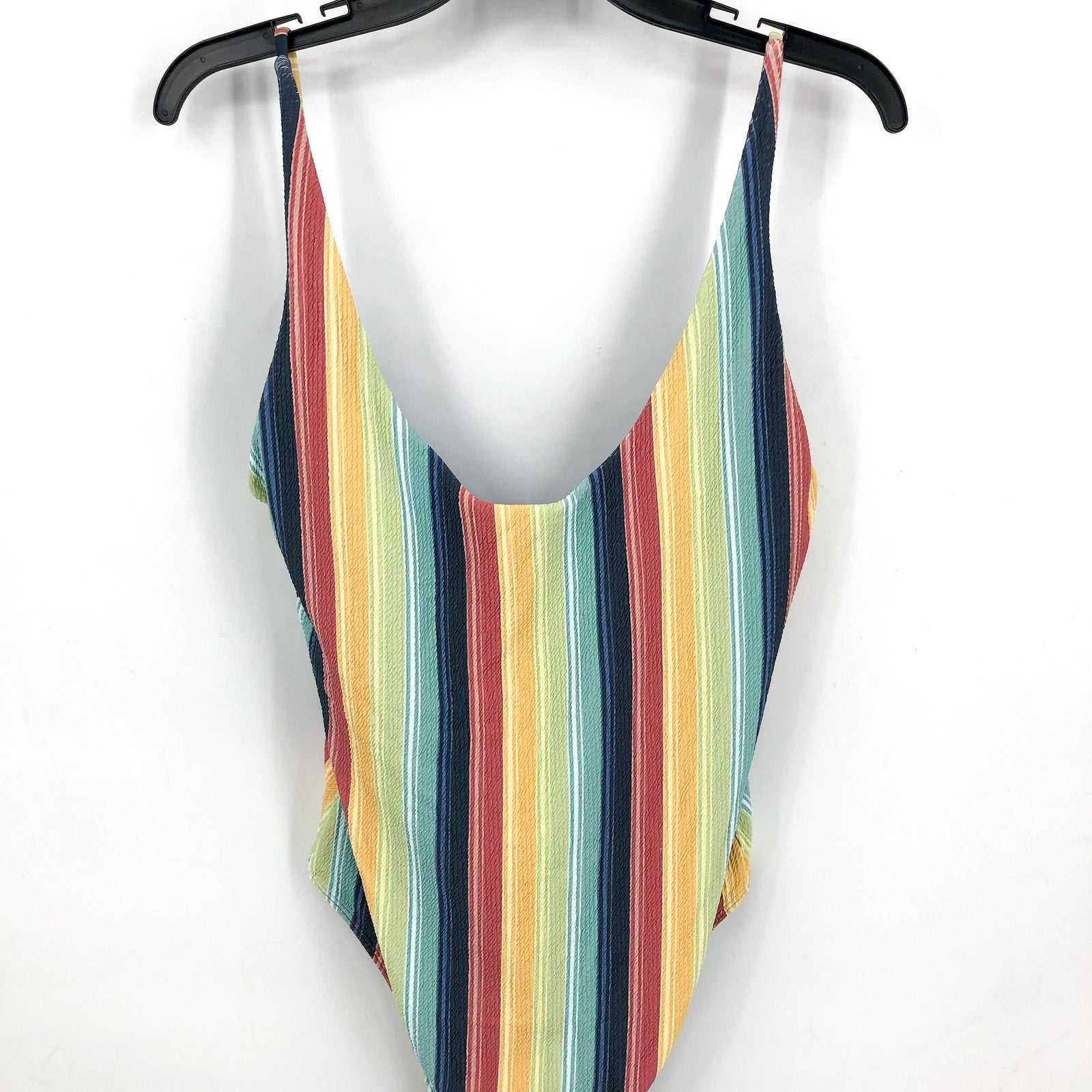 O'NEILL Women's North Shore One-Piece Swimsuit XL Multi Beach Bound Stripe NWT