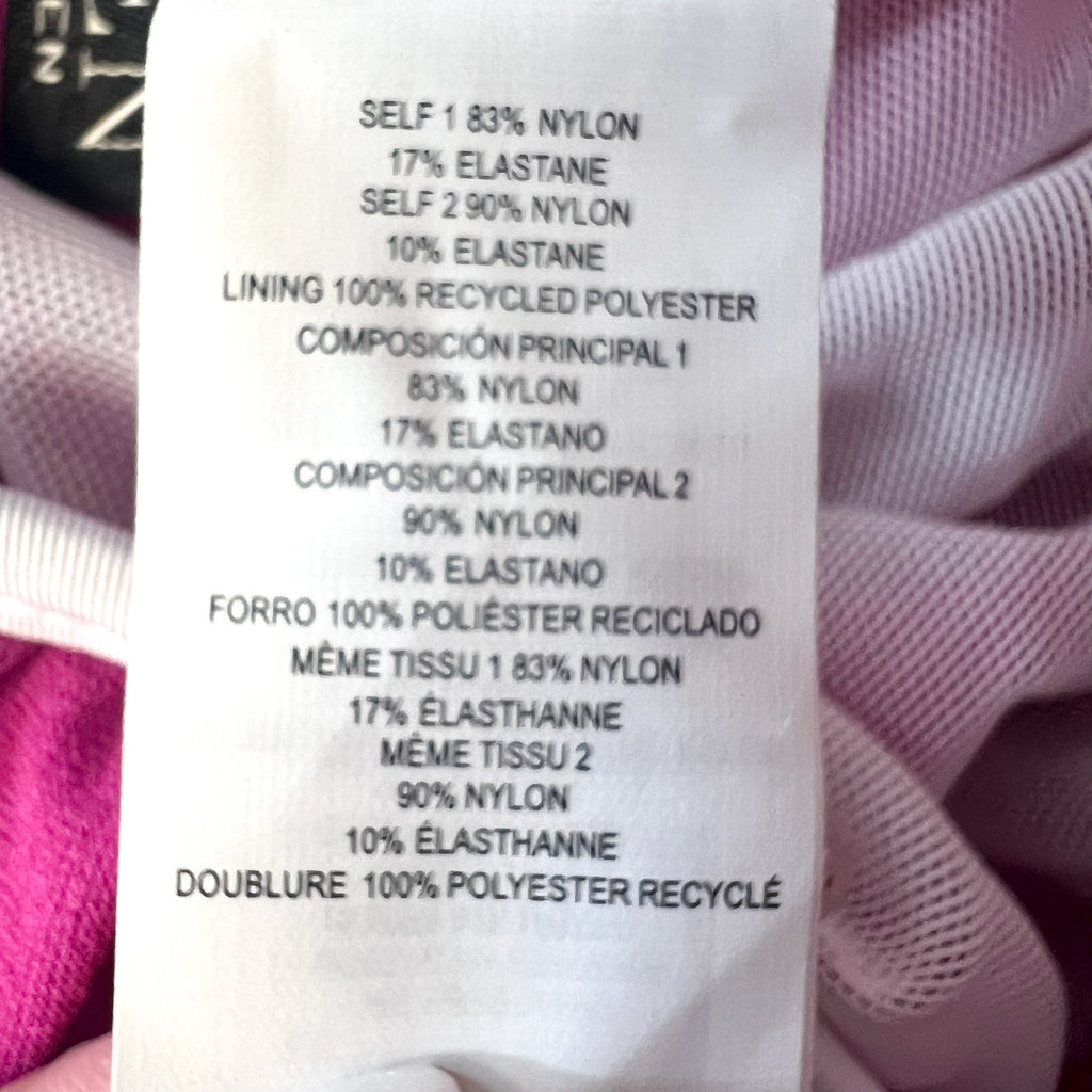 LAUREN RALPH LAUREN Ruffle One Piece Swimsuit Size 4 Orchid Pink Beach Club NWT