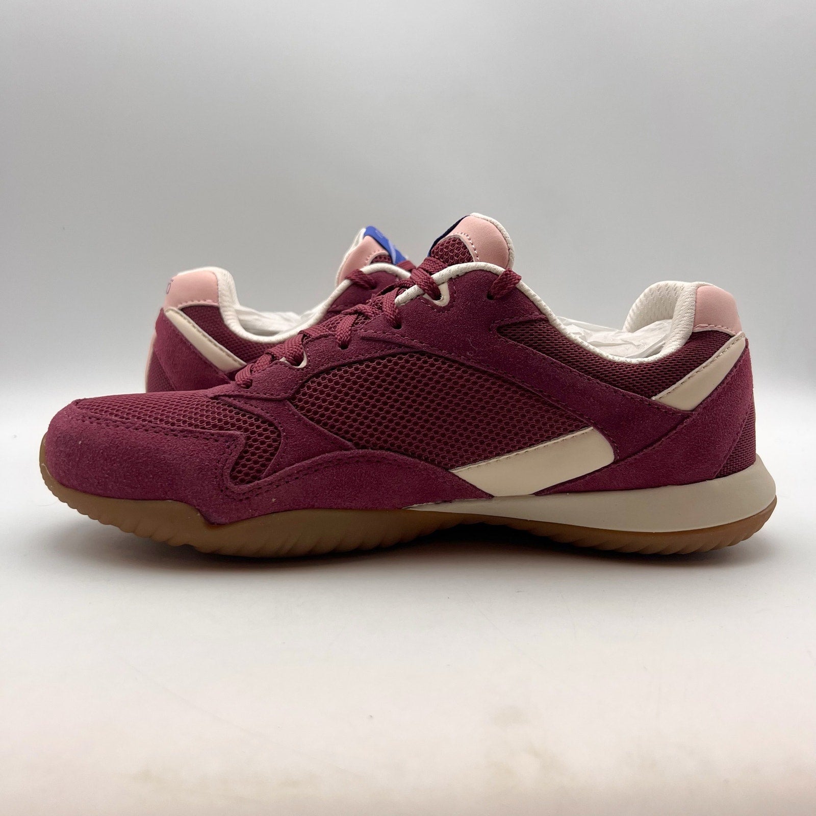 Ryka Womens Candor Casual Sneakers Size 9.5 Wide Berry Pink Purple Suede NWOB