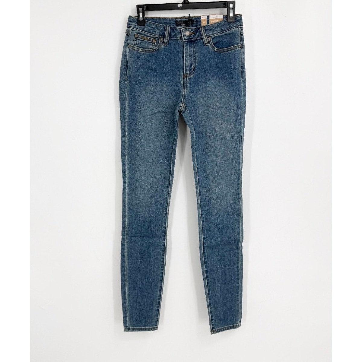 PRANA Womens Sienna Jeans 27x33 US 4 Tall True Blue Mid Rise Stretch Denim NWTf