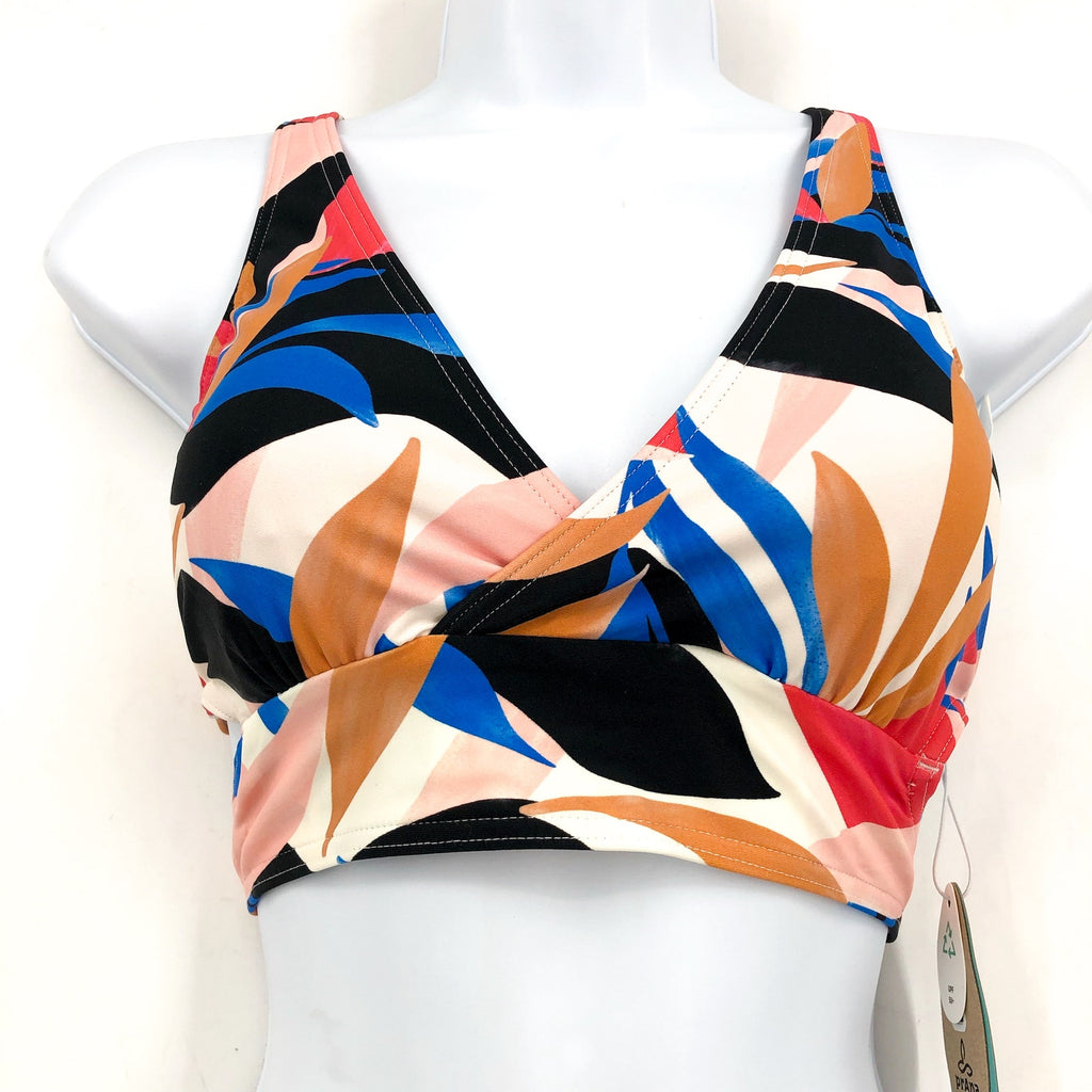 PRANA Women's Atalia Bikini Top XS Tropics Print Floral Racer Back NWT