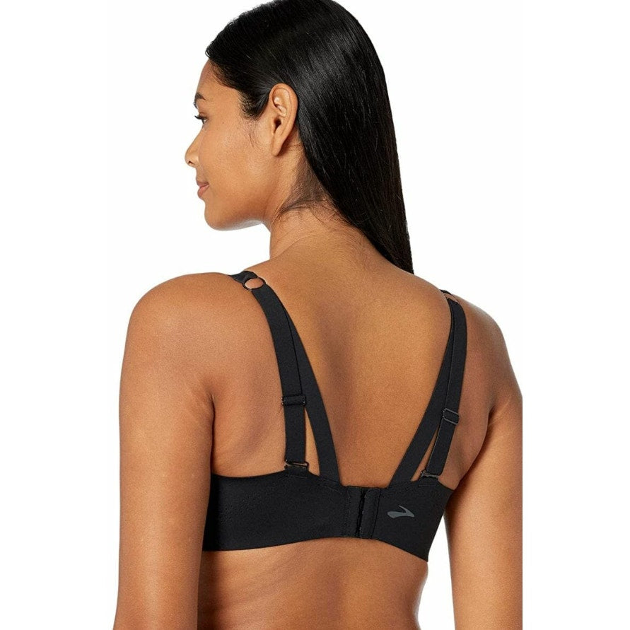 BROOKS Women's Dare Underwire Run Bra Size 36E DD Black High Support NWT