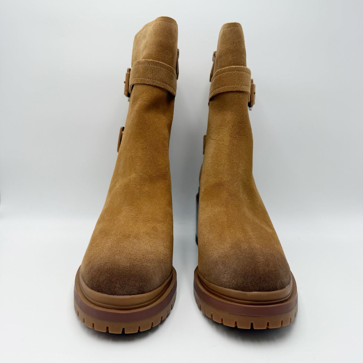 Naturalizer Womens Trina Heeled Boots Size 10 M EU 41 Brown Suede NIB