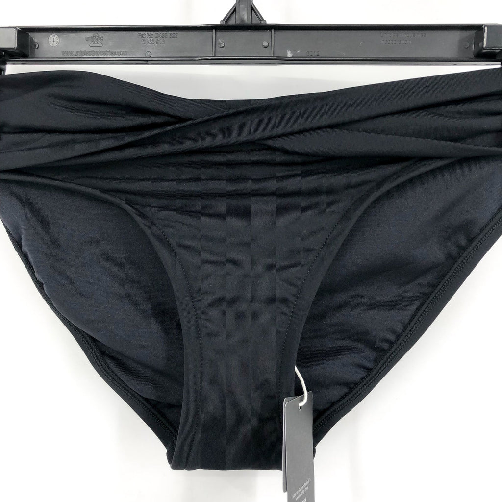 SEAFOLLY Women's Bikini Set Size 2 Black Halter Bandeau & Twist Band Hipster NWT