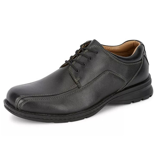 Dockers Mens Trustee Casual Oxford Shoe US 15 Wide EU 48 Black Leather NWOB