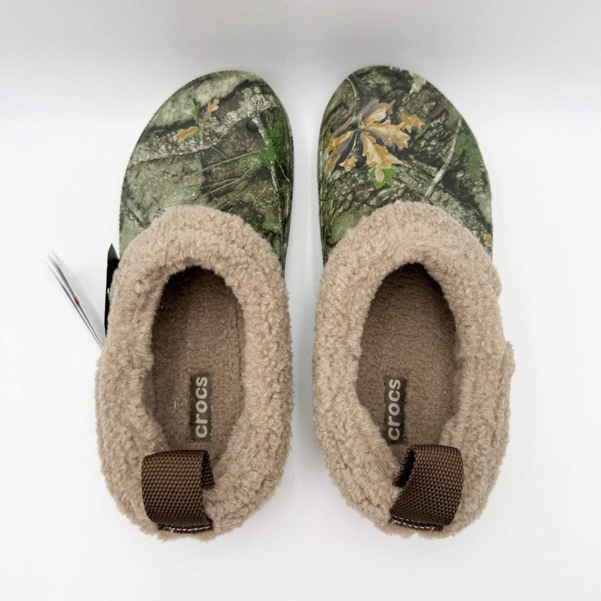Crocs Mens Classic Lined Shorty Clogs Size 11 Real Tree Green Camo NWT