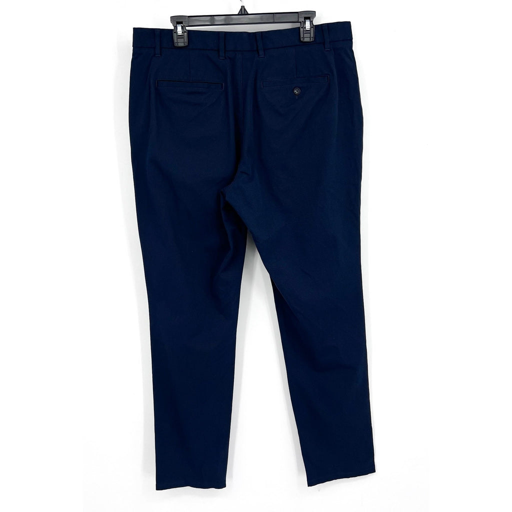 EVERLANE Uniform Mens Performance Chino Pants 34x30 Navy Blue Athletic Fit NWT