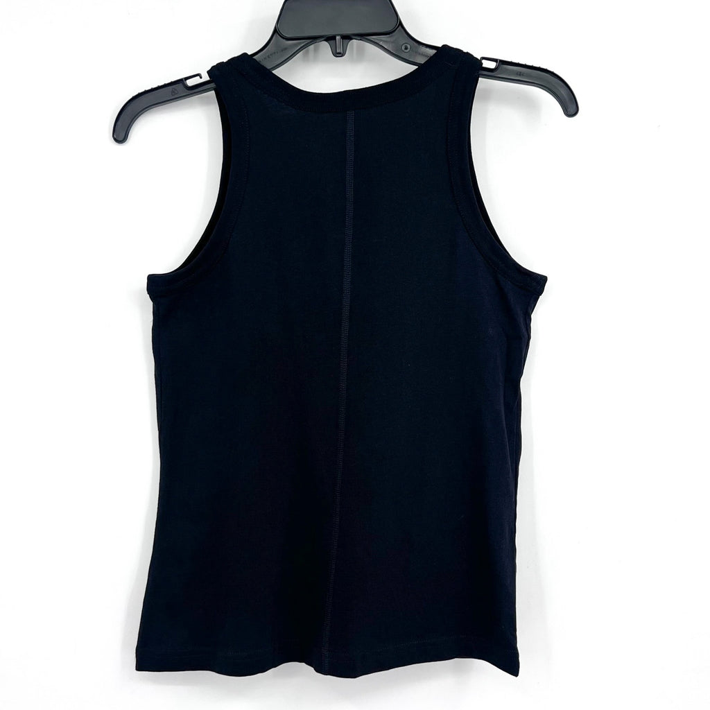 EVERLANE Women's The Tank in Essential Orangic Cotton XS Black Sleeveless NWT