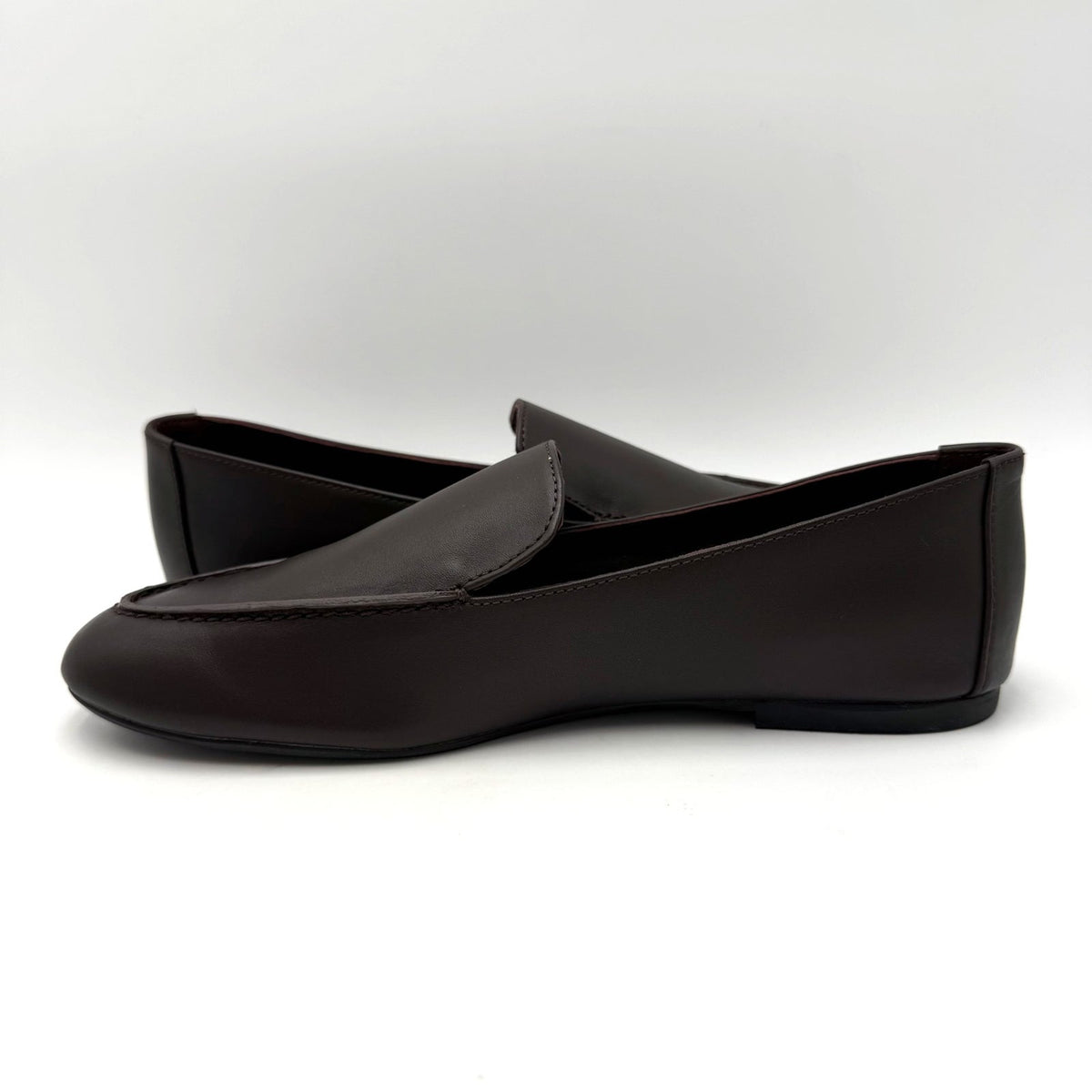 Madewell Womens The Dolli Glove Loafer Size 8.5 Dark Carob Brown Leather NIB