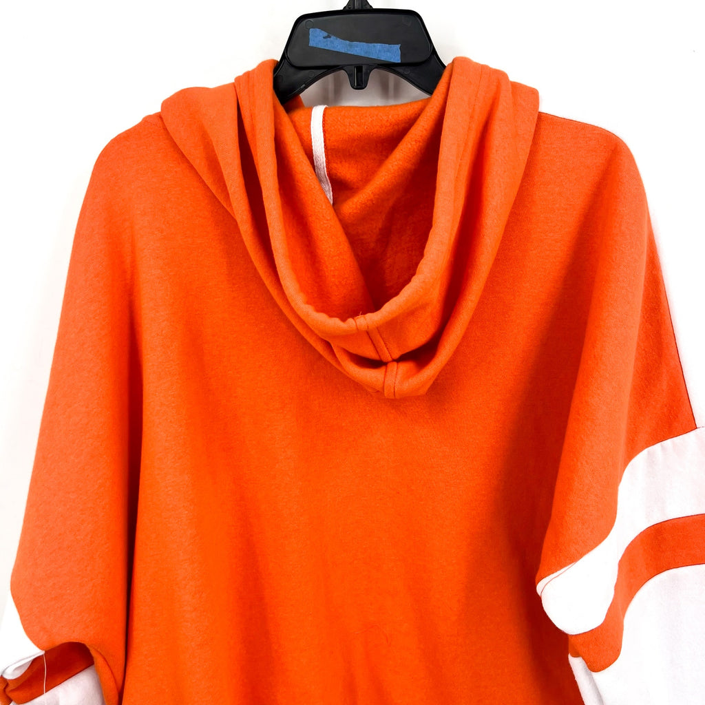 COLOSSEUM Womens Sam Houston State Stripe Pullover Hoodie XL Orange White NWT