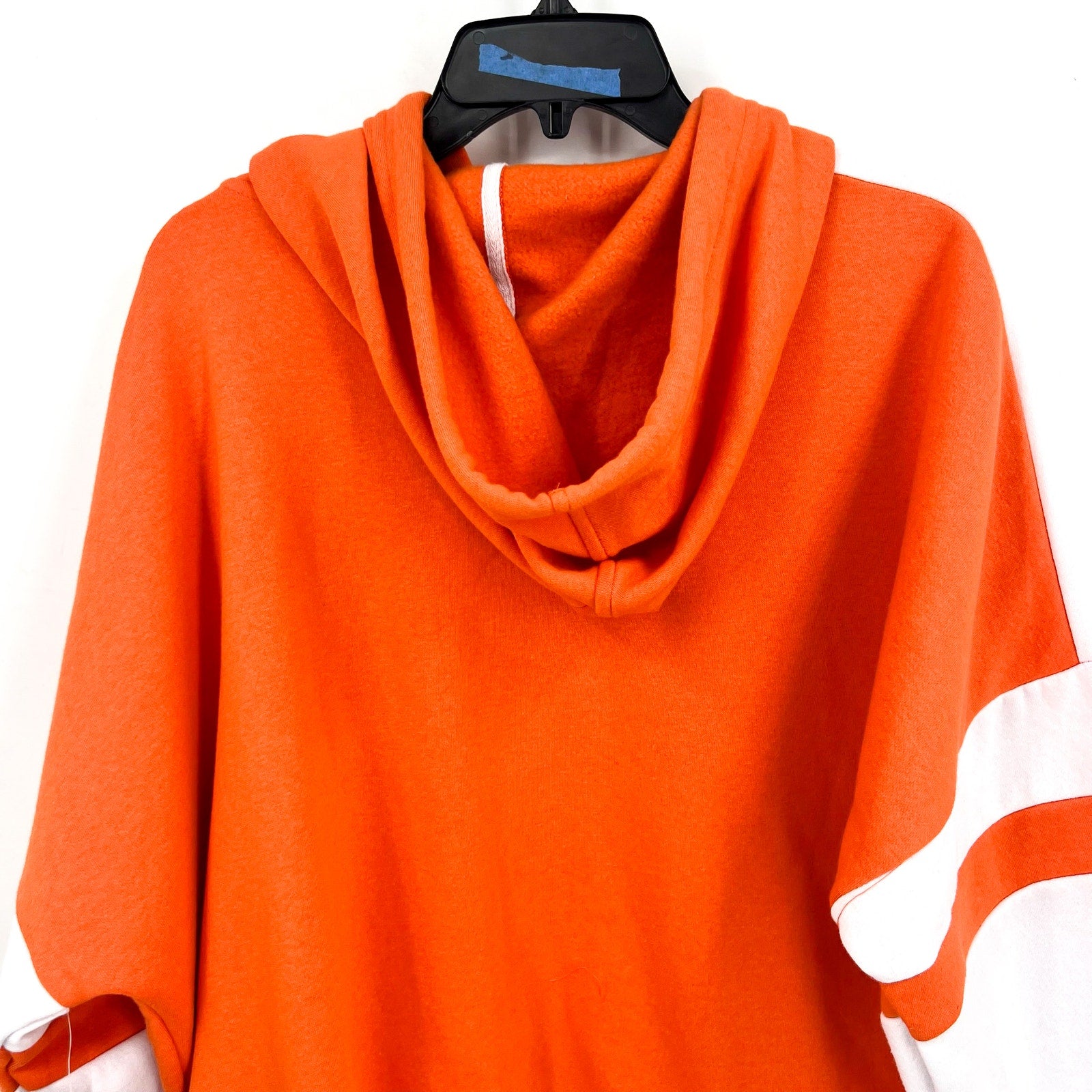 COLOSSEUM Womens Sam Houston State Stripe Pullover Hoodie XL Orange White NWT