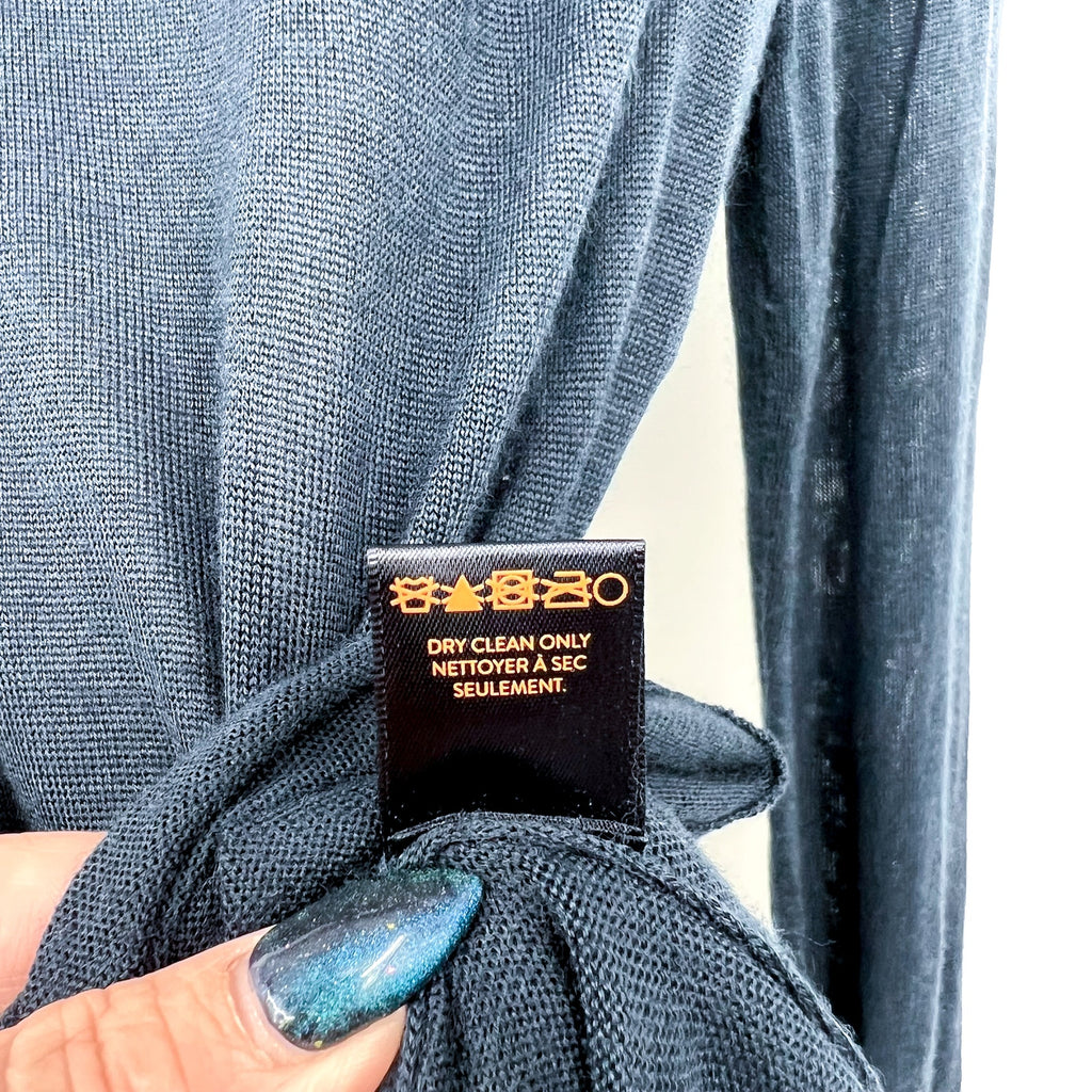 GOOD MAN BRAND Men's Merino Wool Hoodie Sweater Small Navy Blue NWT