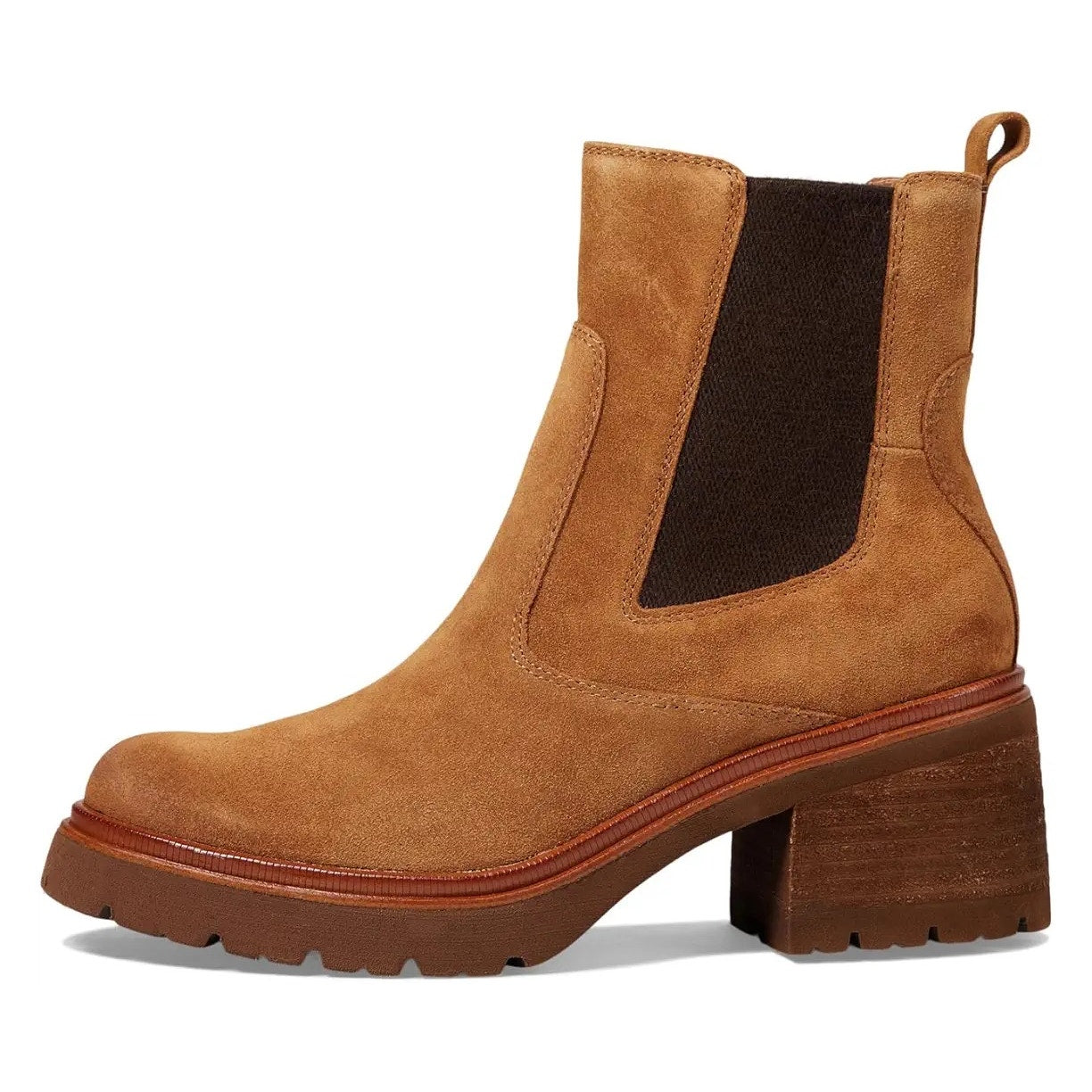 Sofft Womens Jordie Chelsea Boots US 7 M Brown Waterproof Leather Pull On NIB