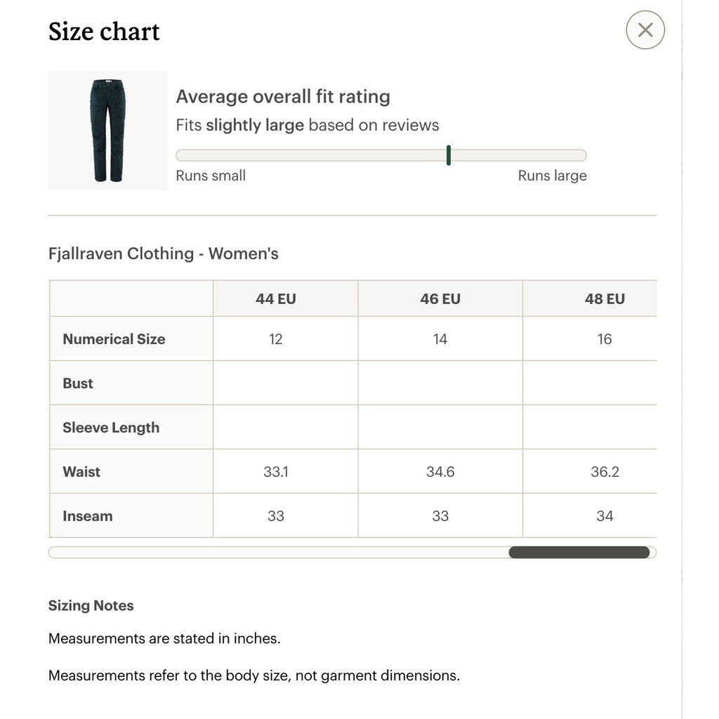 FJALLRAVEN Womens Vidda Pro Ventilated Pants Size 14 EU 46 Navy Blue Trouser NWT