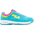 FILA Womens Double Bounce 3 Pickleball Sneakers US 11 EU 42.5 Blue Pink NWOB