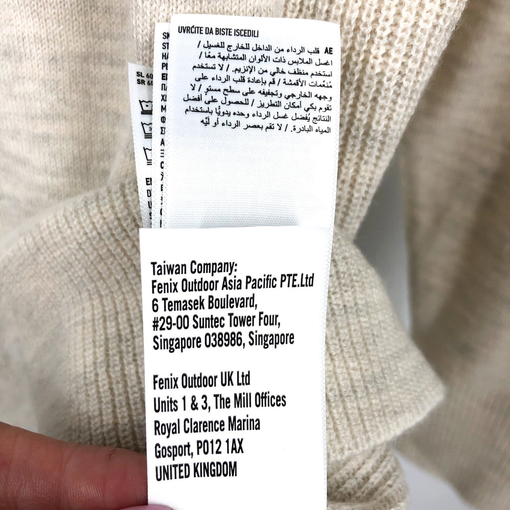 ROYAL ROBBINS Women's Westlands Sweater Small Cream Merino Wool NWT