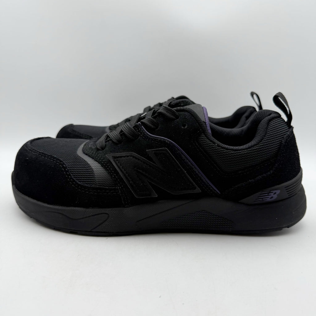New Balance Womens Elite Lite Work Shoes US 9 Black Purple CT SR Sneakers NIB