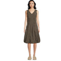 XCVI WEARABLES Gibbon Tank Dress Small Olive Green Sleeveless V Neck NWT