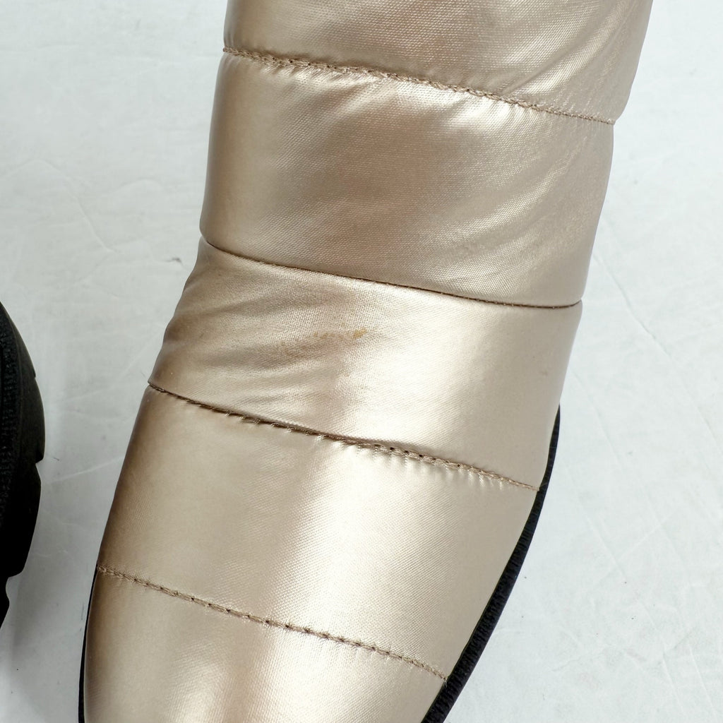 Naturalizer Think Robyn Womens Crosswalk Boots Size 6 Cashmere Gold Puff NIB