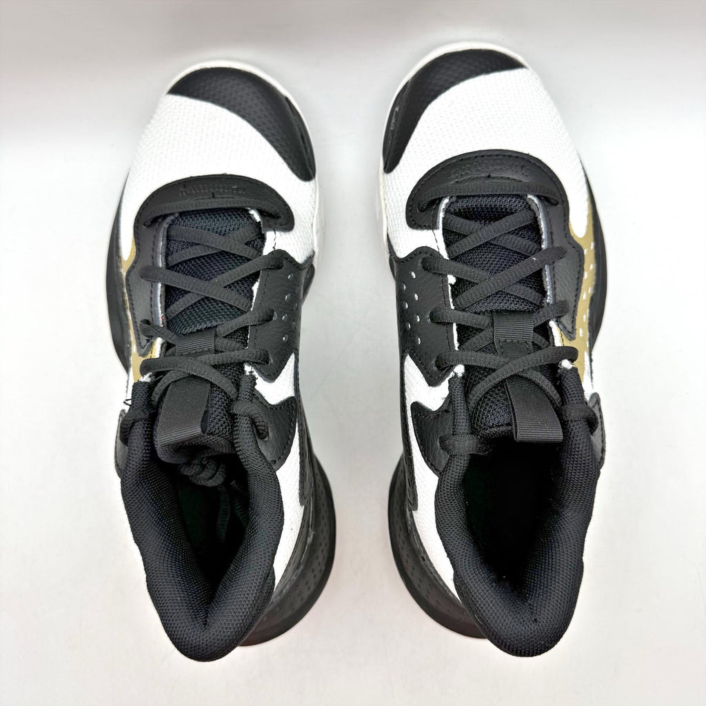 Under Armour Boys GS Jet '23 Basketball Sneakers Size 3 YOUTH Black Gold NWOB
