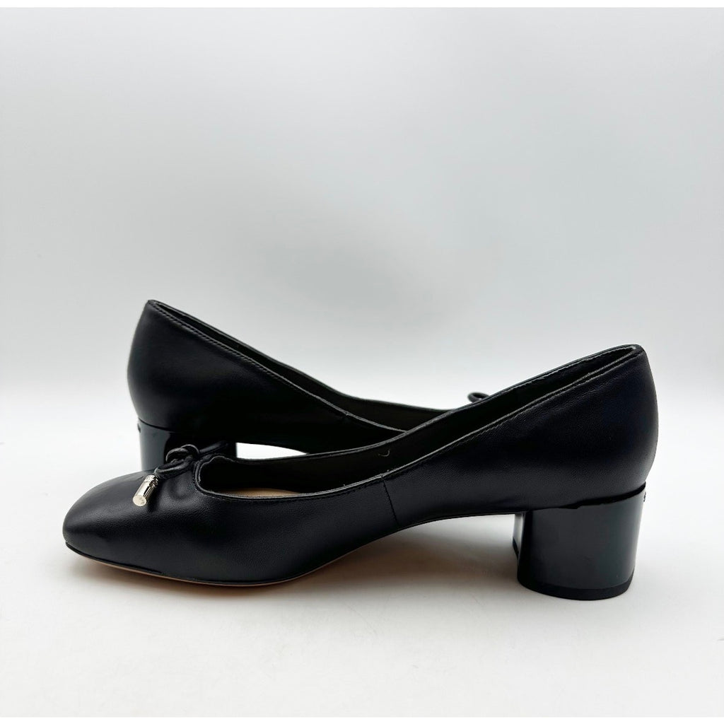 FRANCO SARTO Women's Natalia Pumps Size 7M Black Leather Slip On Heels NWOB