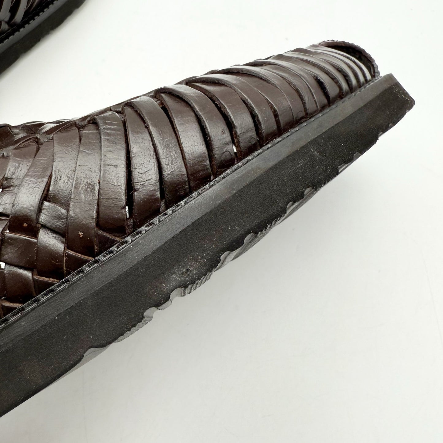 Deer Stags Mens Antonio Sandals US 11 M EU 44 Dark Brown Leather NIB