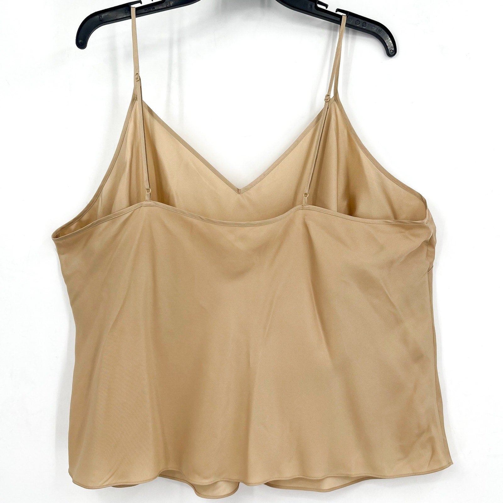 VINCE Women's V-Neck Camisole Top XXXL Beige Nude Champagne NWOT